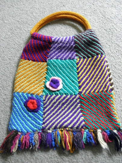New ~ Made in Peru Colorful Alpaca Blended Everyday Useful Purse Handbag #528-11