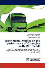 Experimental studies on the performance of C.I engine with TME blends Tarigonda Hariprasad Author