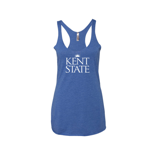 Kent State University Tri Blend Racerback Tank, Tank Top, Spring Break Apparel, Clothing, Swag