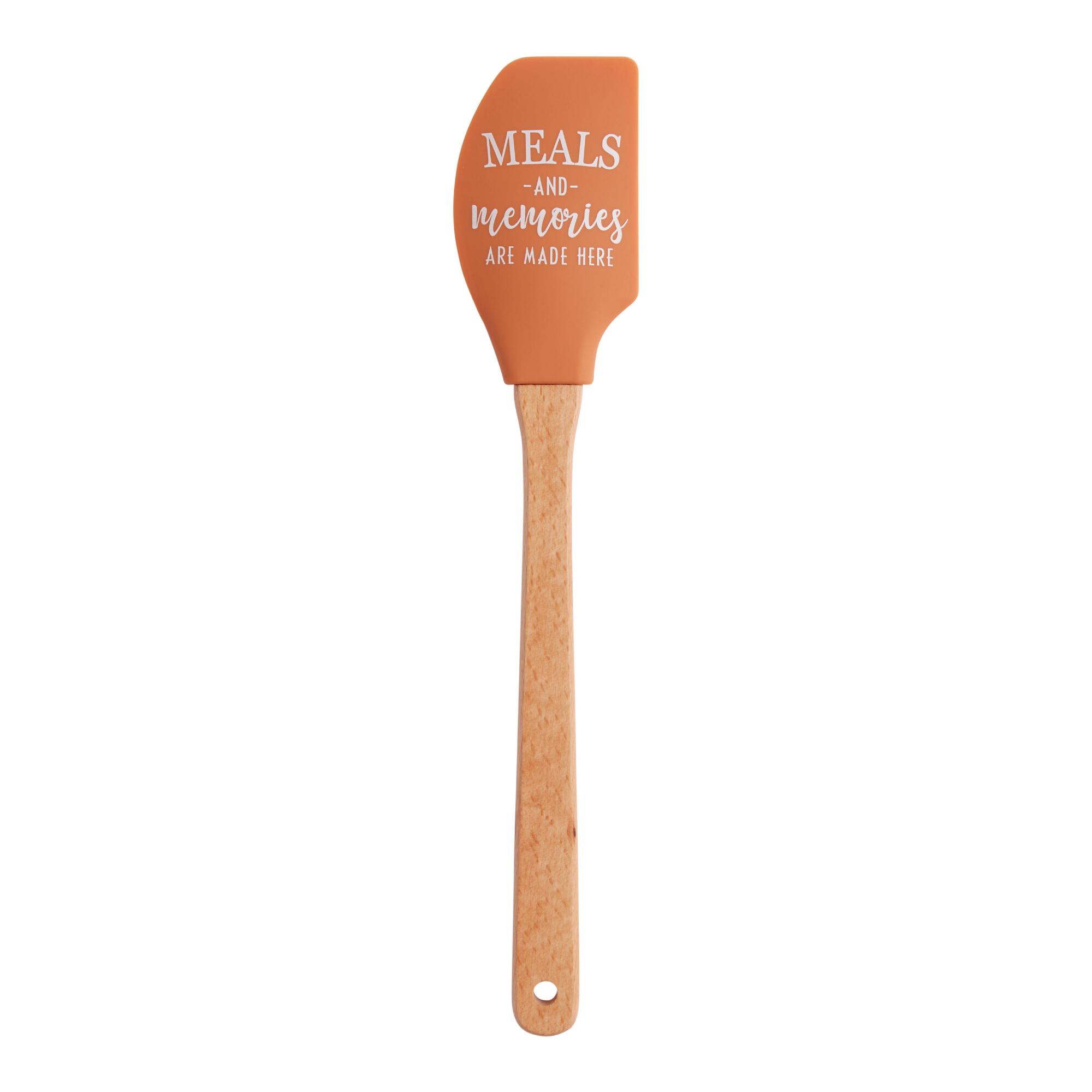 Meals and Memories Silicone and Wood Spatula: Multi by World Market