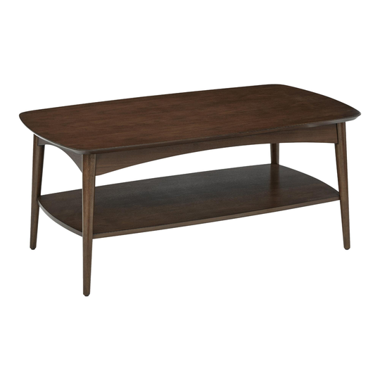 Walnut Brown Wood Brewston Coffee Table by World Market