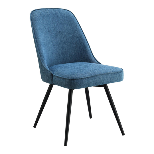 Brookston Upholstered Swivel Dining Chair: Gray - Fabric by World Market