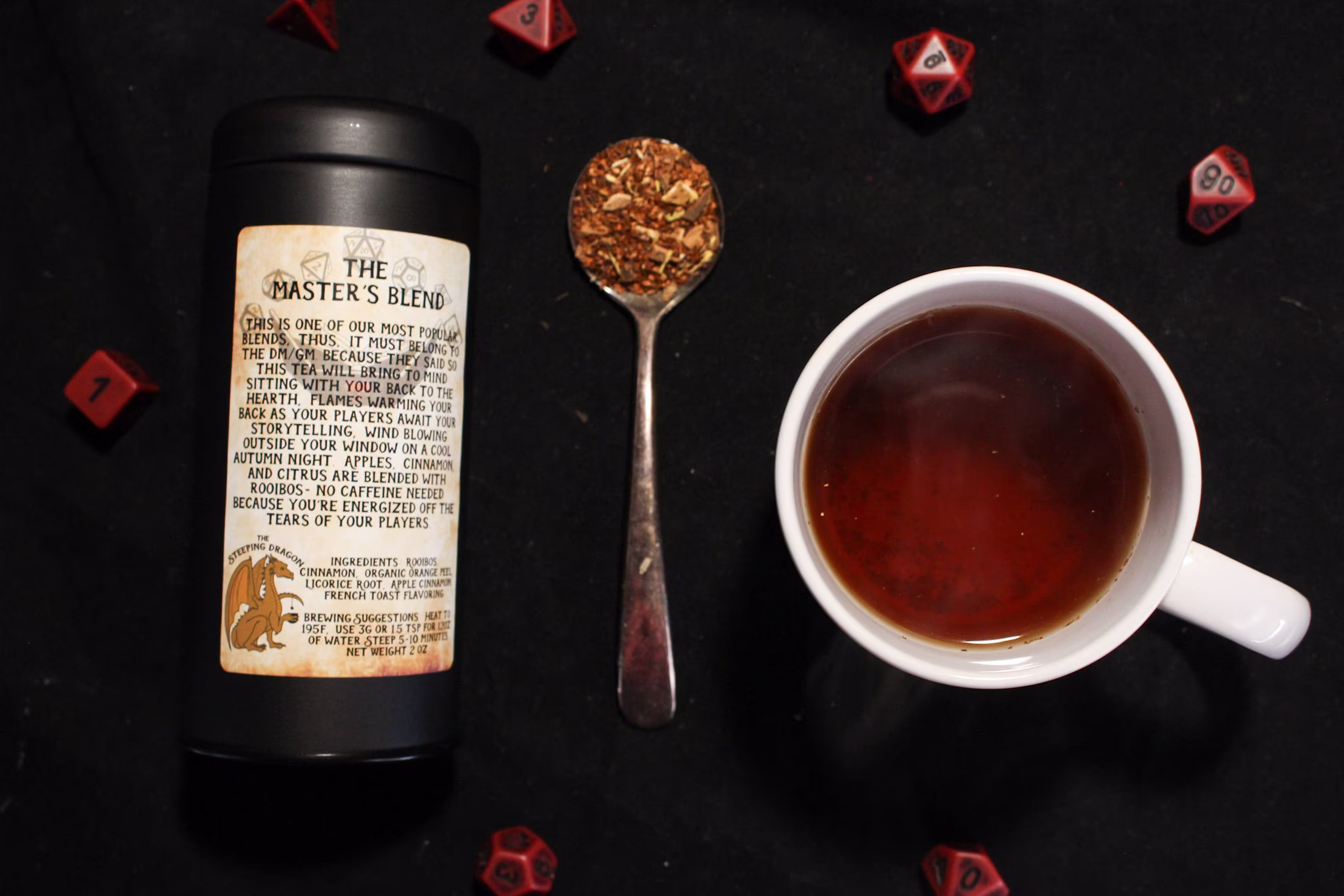 The Master's Blend | D&d Dm Gm Inspired Herbal Tea Blend Dungeons & Dragons Gift
