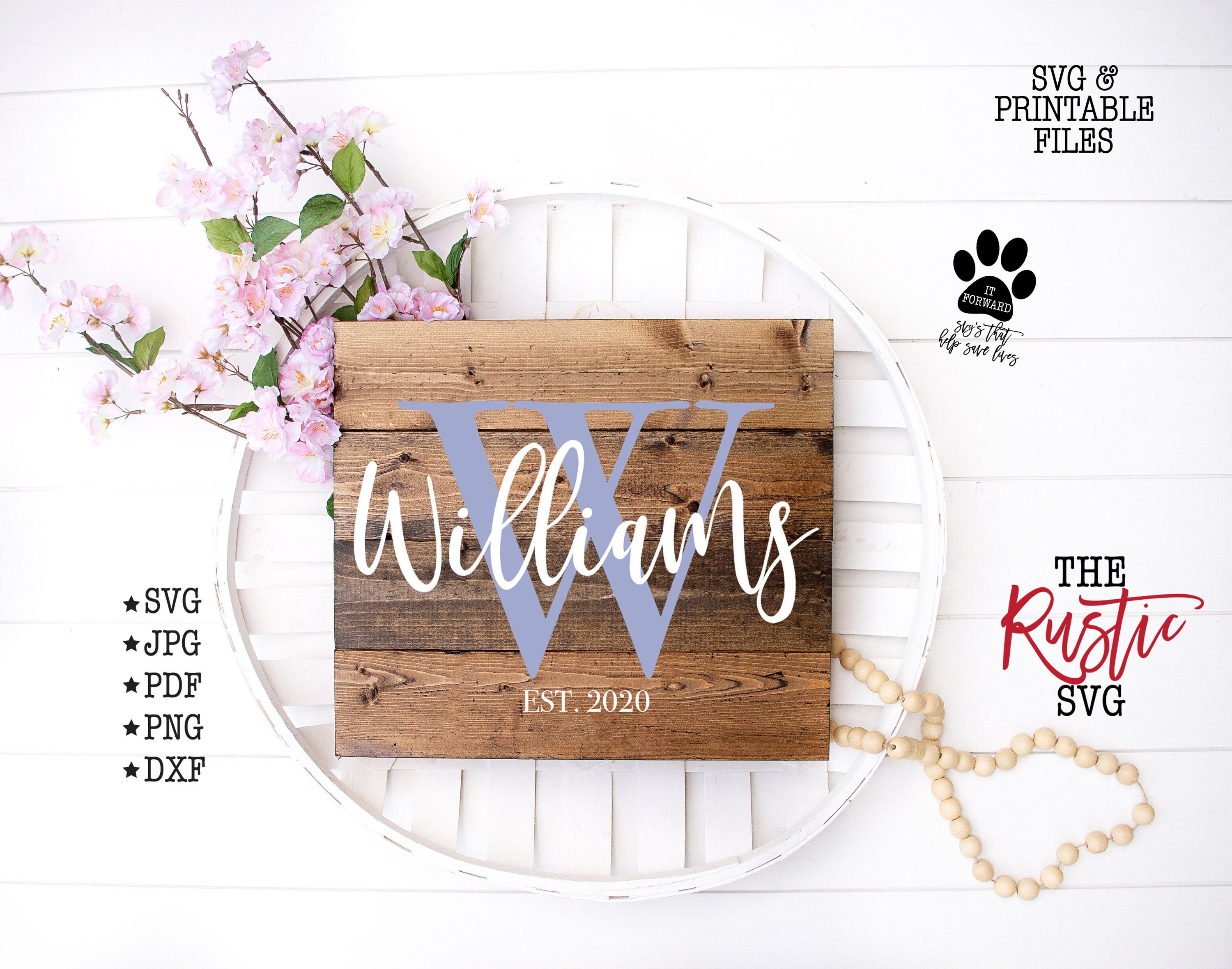 Established Sign, Last Name Svg, Family Home Wedding Svg Files, Cricut, Silhouette, 009