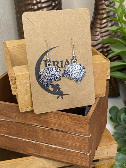 Brain Earrings | Organ Anatomy Human Body Gifts Scientific Neurologist