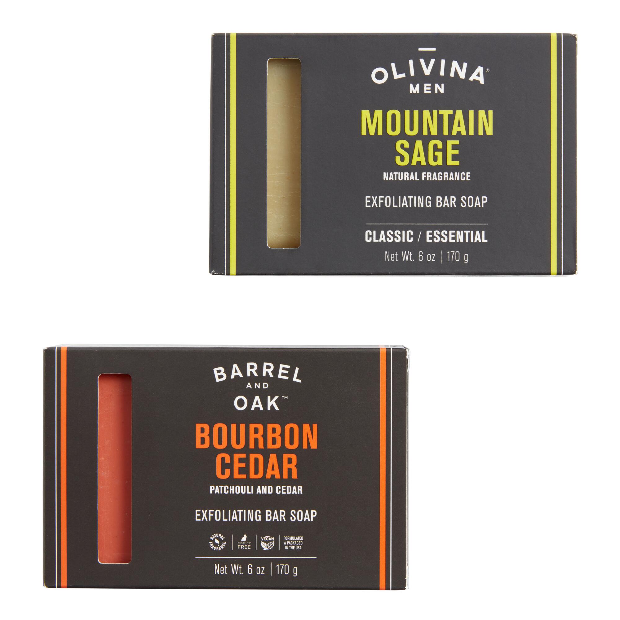 Olivina Men's Exfoliating Bar Soap: Orange by World Market
