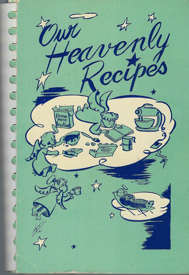 Menomonee Falls Wisconsin Vintage 1952 St Mary's Catholic Church Our Heavenly Recipes Cookbook Wi Community Favorites Rare Local Cook Book