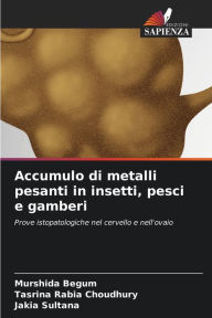 Accumulo di metalli pesanti in insetti, pesci e gamberi Murshida Begum Author