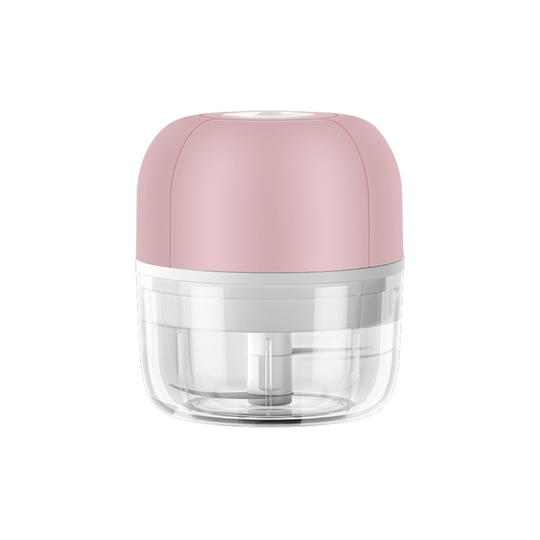 100ml 250ml Garlic Chopper Electric Press Switch ABS Mini Onion Pepper Food Processor Blender Kitchen Gadget - pink, s