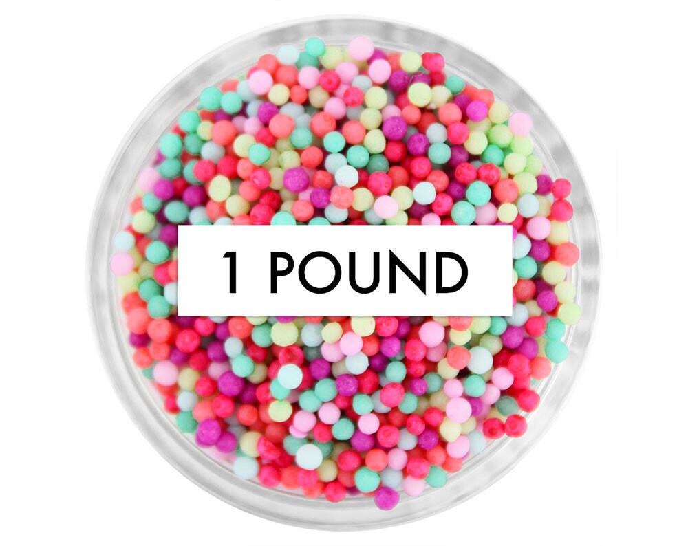 Tutti Frutti Non-Pareils Blend 1 lb - Fun Mix Of Brightly Colored Sprinkles For Cakes, Cookies & Cupcakes