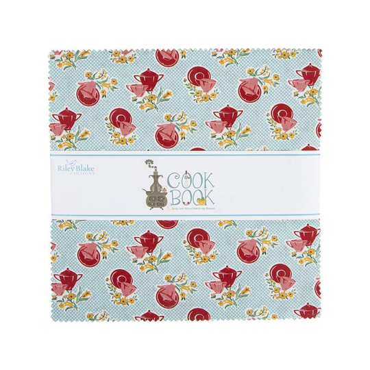 Cook Book 10 Inch Stacker By Lori Holt For Riley Blake Designs - 42 Prints