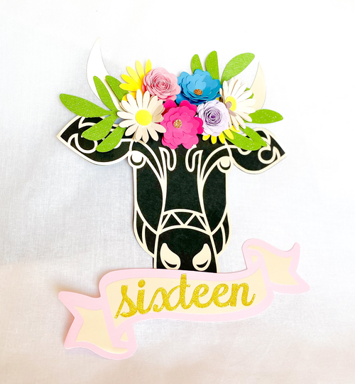 Western Boho Party Decor/Cake Topper/Western Cake Decor/Sweet 16 Decor/Ranch Birthday Party/Farm
