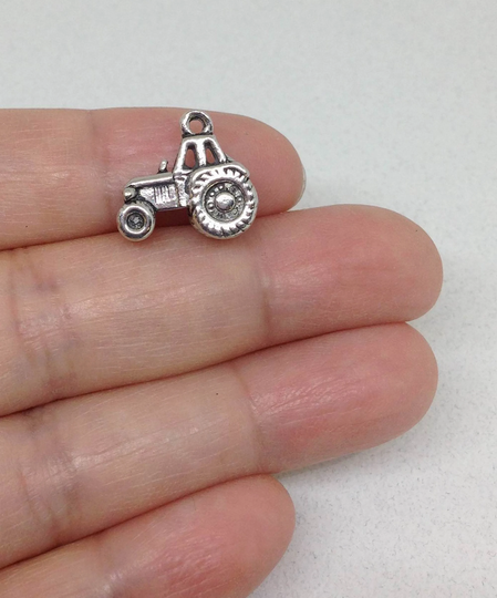 4/20/50 Tractor Charm, Farming Charms, Farm Tractors Charm