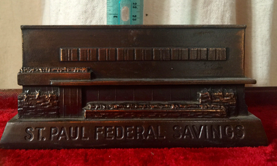 Pot Metal Bank, Still Bank Building, Of St Paul Federal Savings & Loan, St Paul, Mn