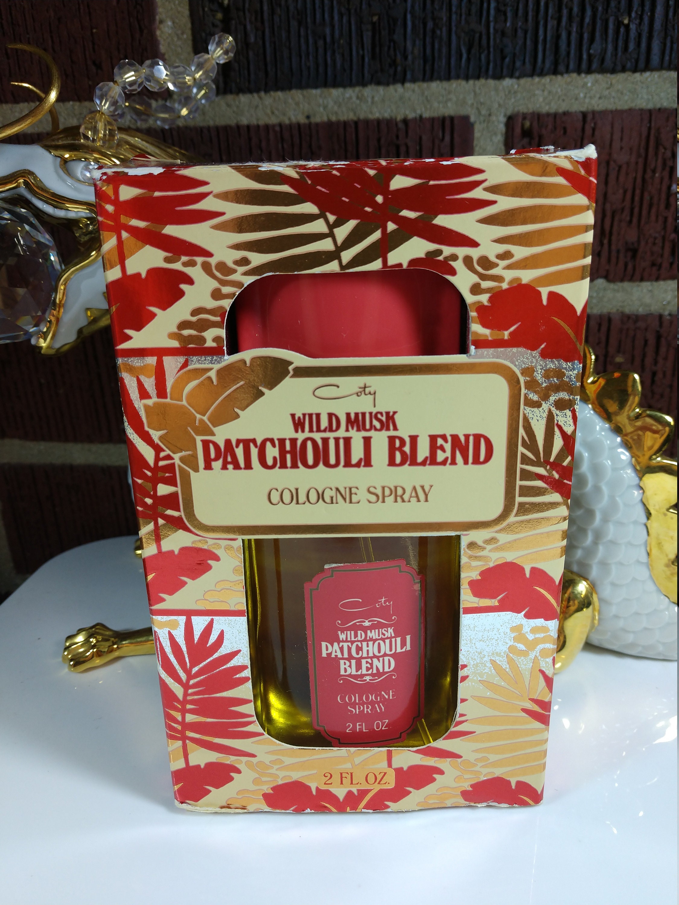 Wild Musk Coty Patchouli Blend 2.0Oz Spray in Box Vintage - Rare