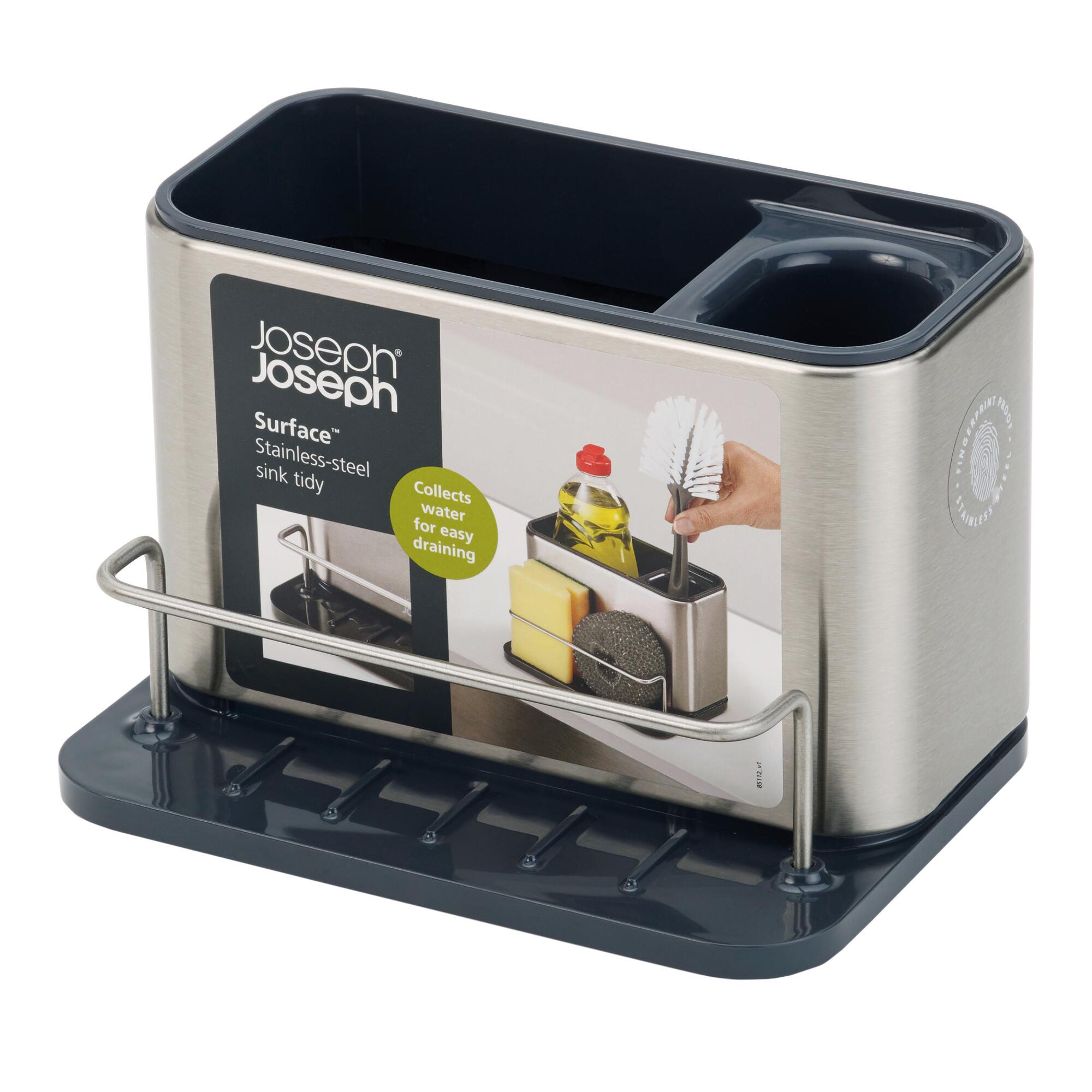 Joseph Joseph Surface Stainless Steel Sink Tidy: Silver by World Market