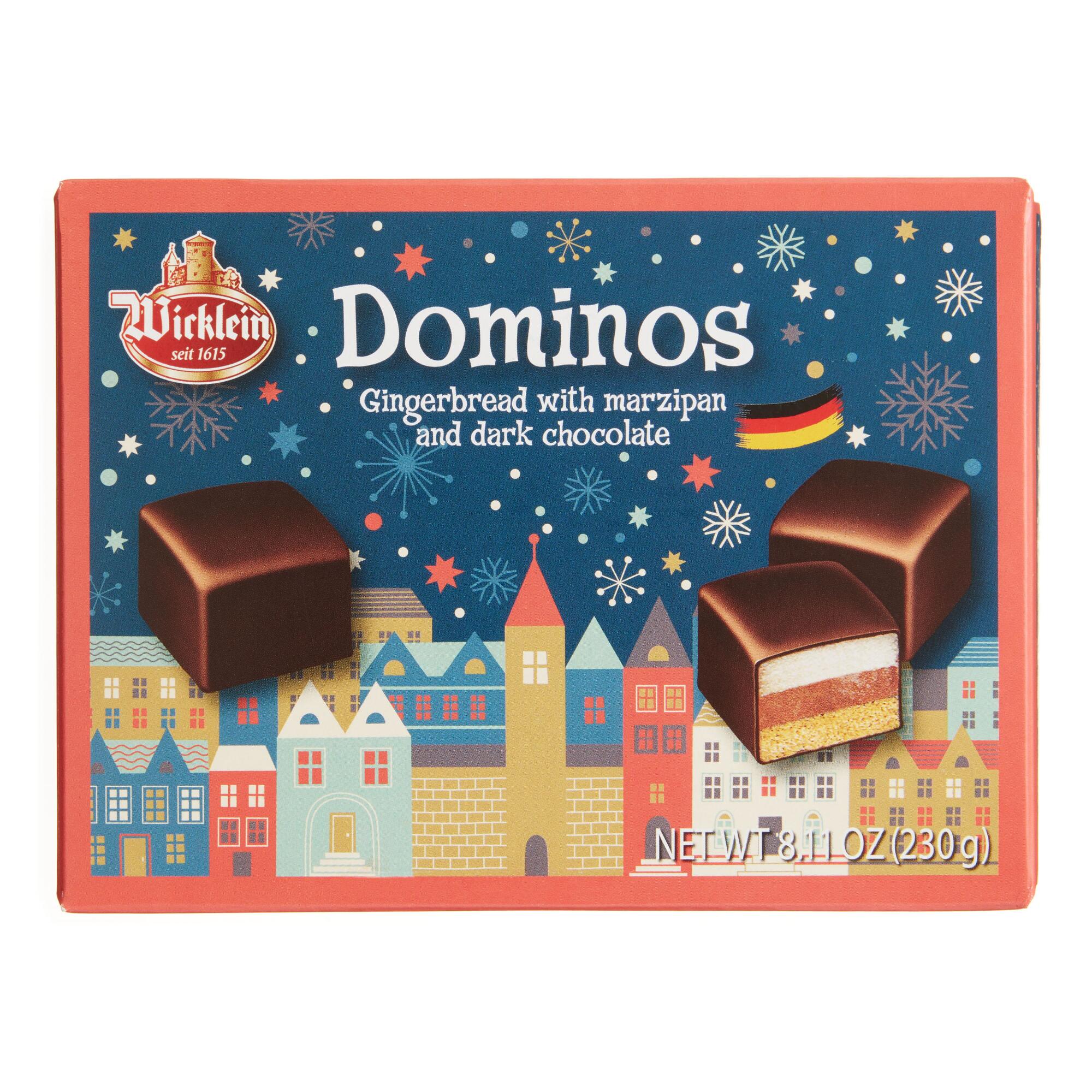 Wicklein Dark Chocolate Gingerbread and Marzipan Dominos by World Market