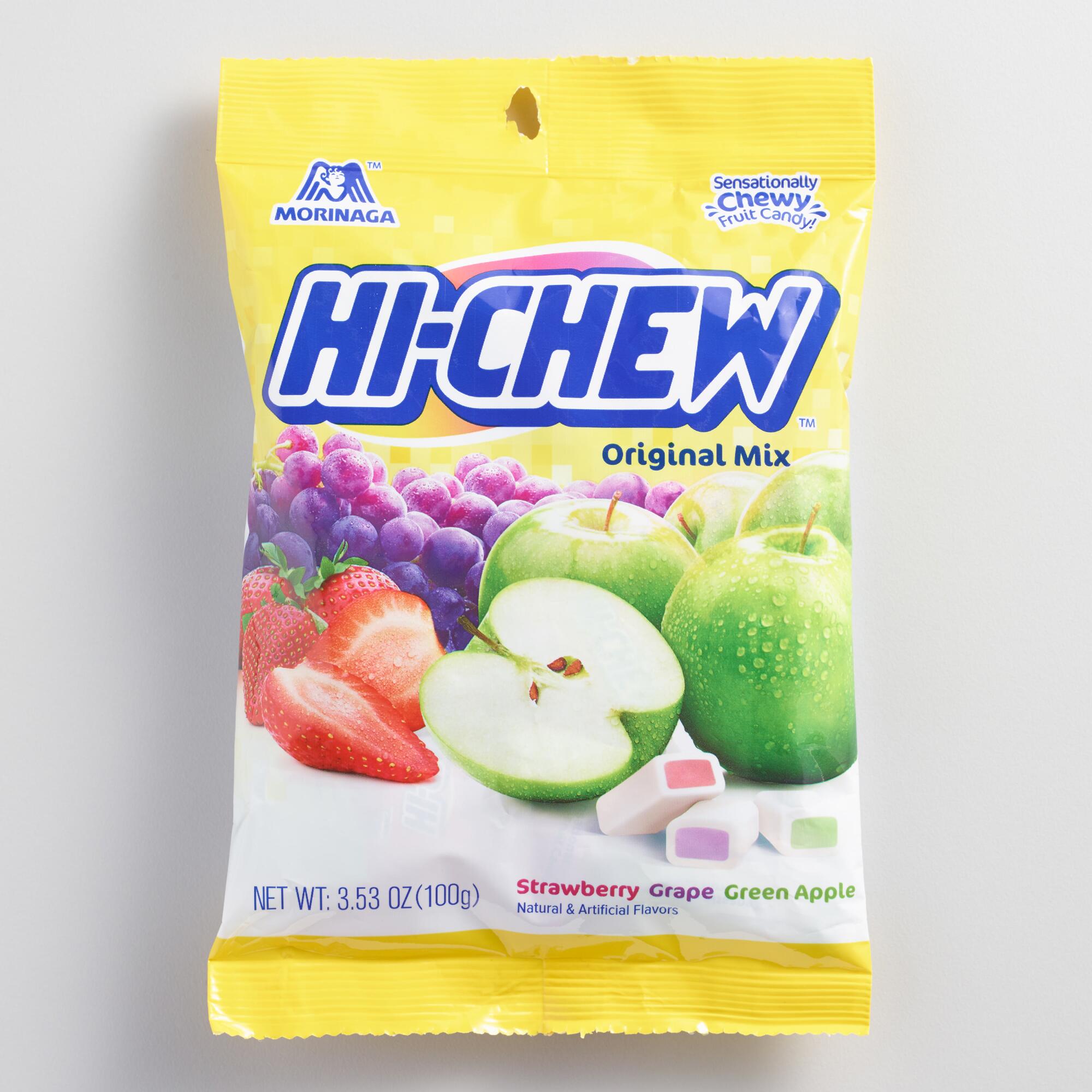 Hi-Chew Original Fruit Mix Chewy Candy Set of 6 by World Market