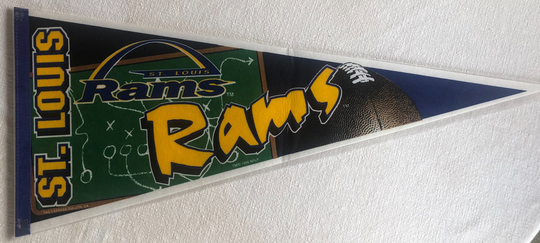 Vintage St. Louis Rams Pennant - 1996