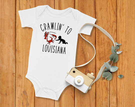 Crawlin To Louisiana Infant Bodysuit