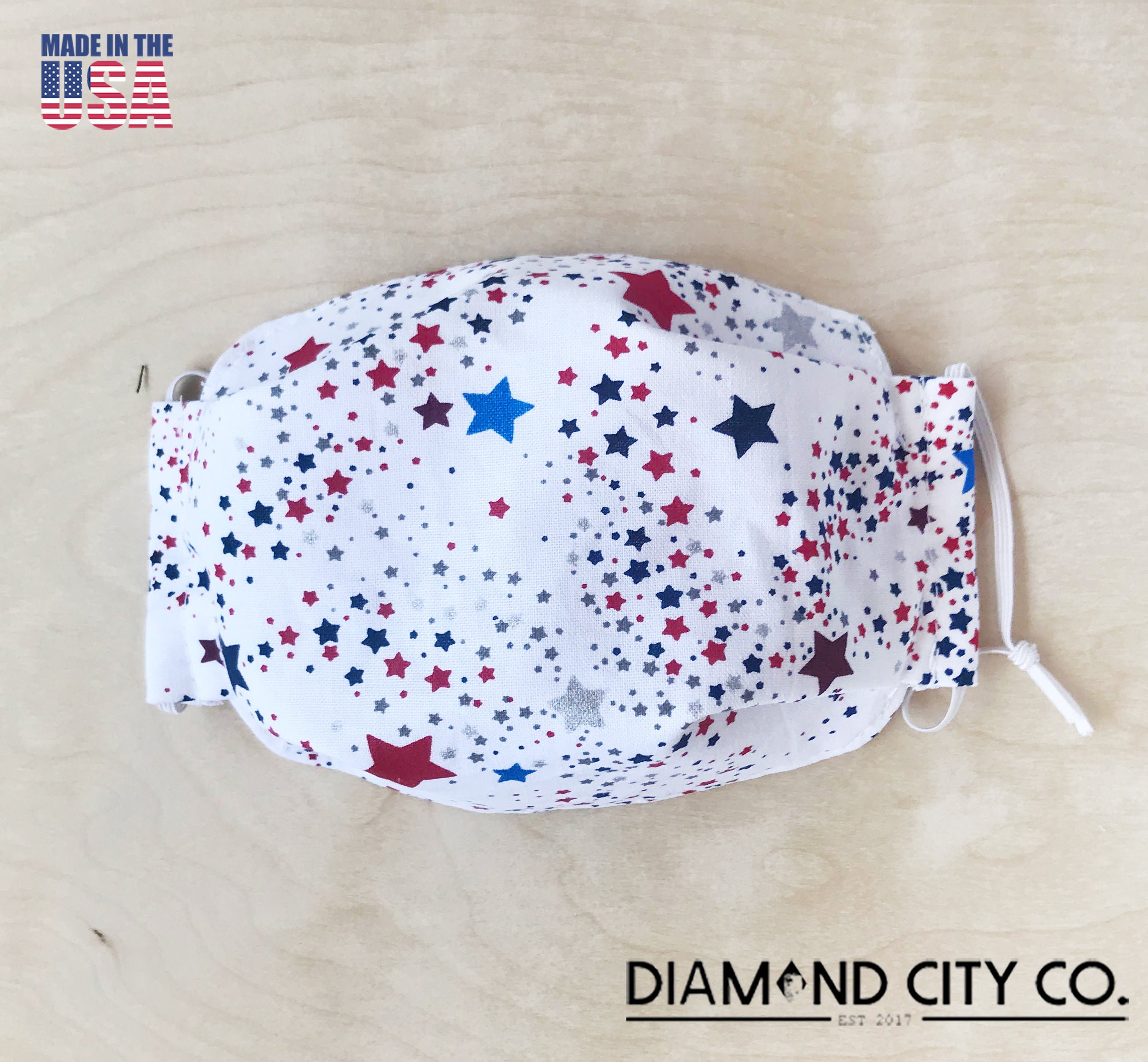 Soft Cute Kids Face Mask | Cotton Blend High Quality - Dual Layered Shield Reusable Washable B