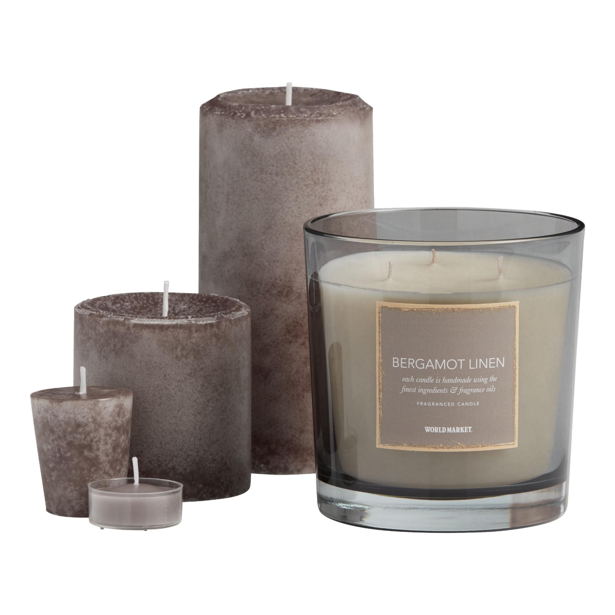 Bergamot Linen Scented Candle Collection by World Market
