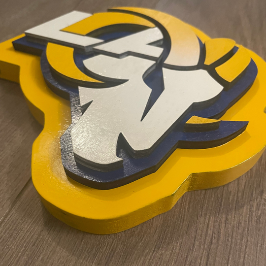 La Rams Wall Art, Football Decor, Art