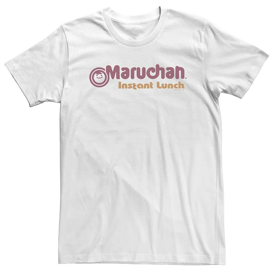 Big & Tall Maruchan Basic Logo Tee, Men's, Size: 3XL, White