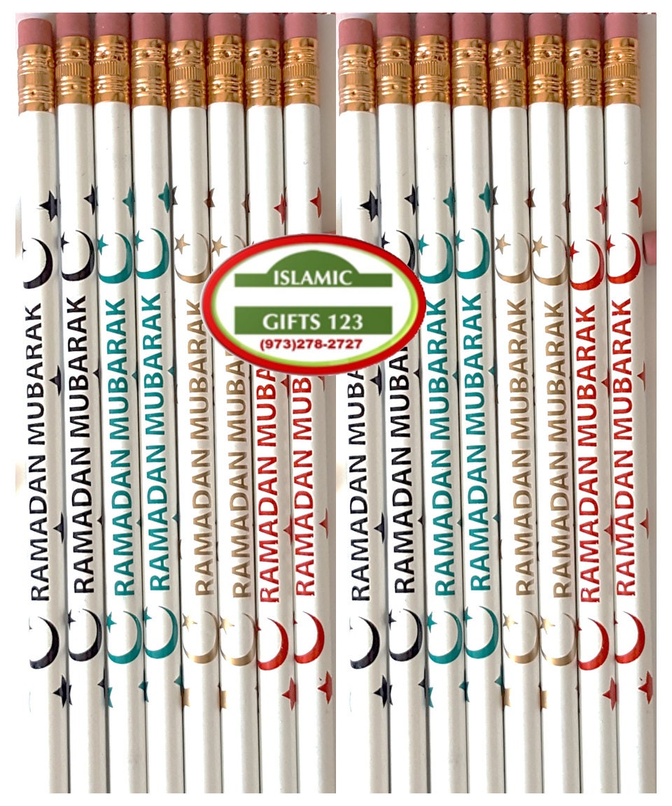 Ramadan Pencils Favors Gifts Muslim Decorationfree Fast Deliveryquran Eid Eid Decor Quran