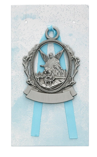 Engravable Pewter Crib Medal | Bundle Of 2