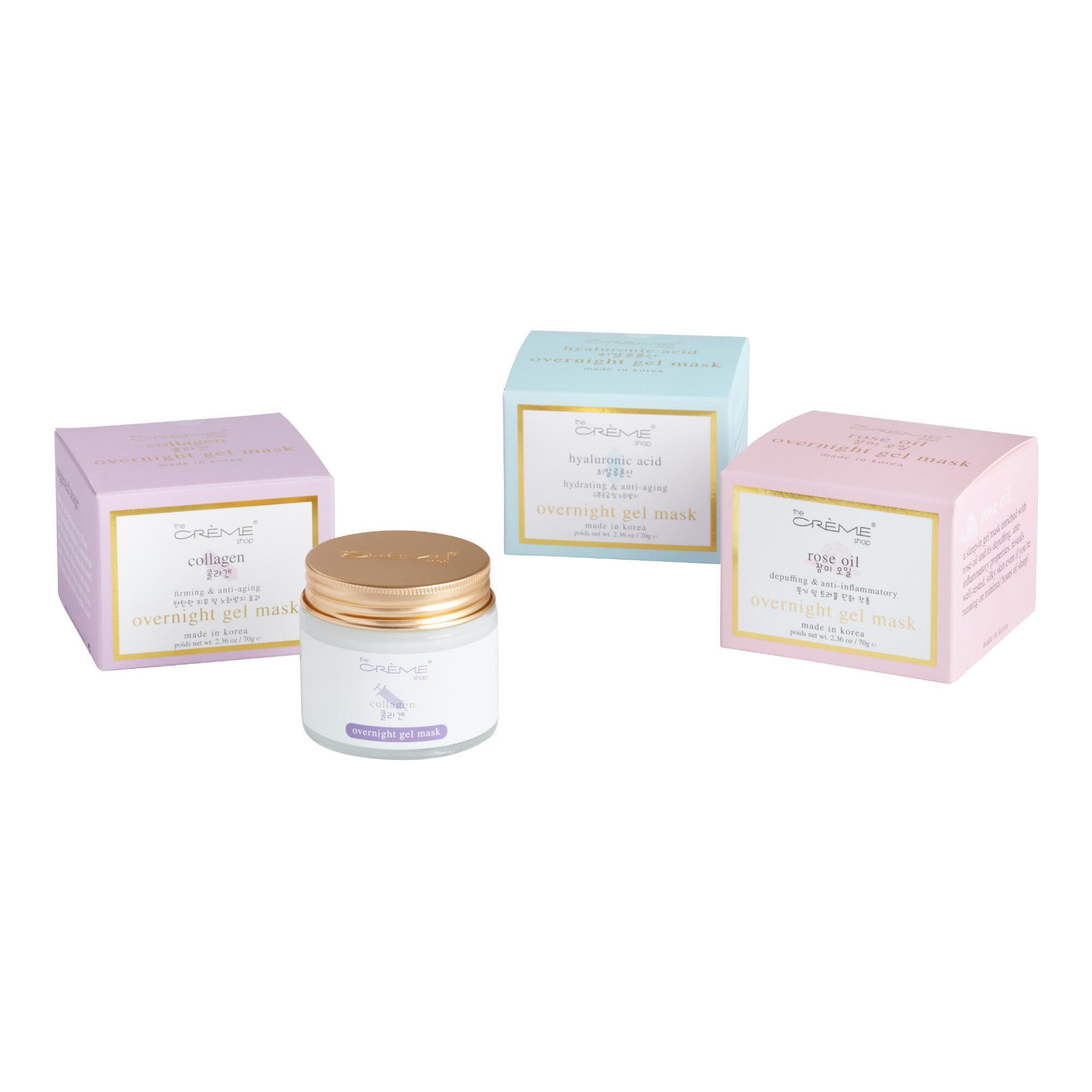 Creme Shop Korean Beauty Overnight Gel Mask Collection by World Market
