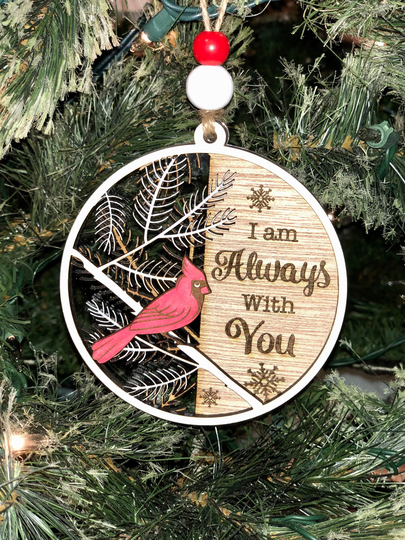 Cardinal Memorial Christmas Ornament