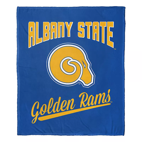 The Northwest Albany State Golden Rams Alumni Silk-Touch Throw Blanket, Multicolor
