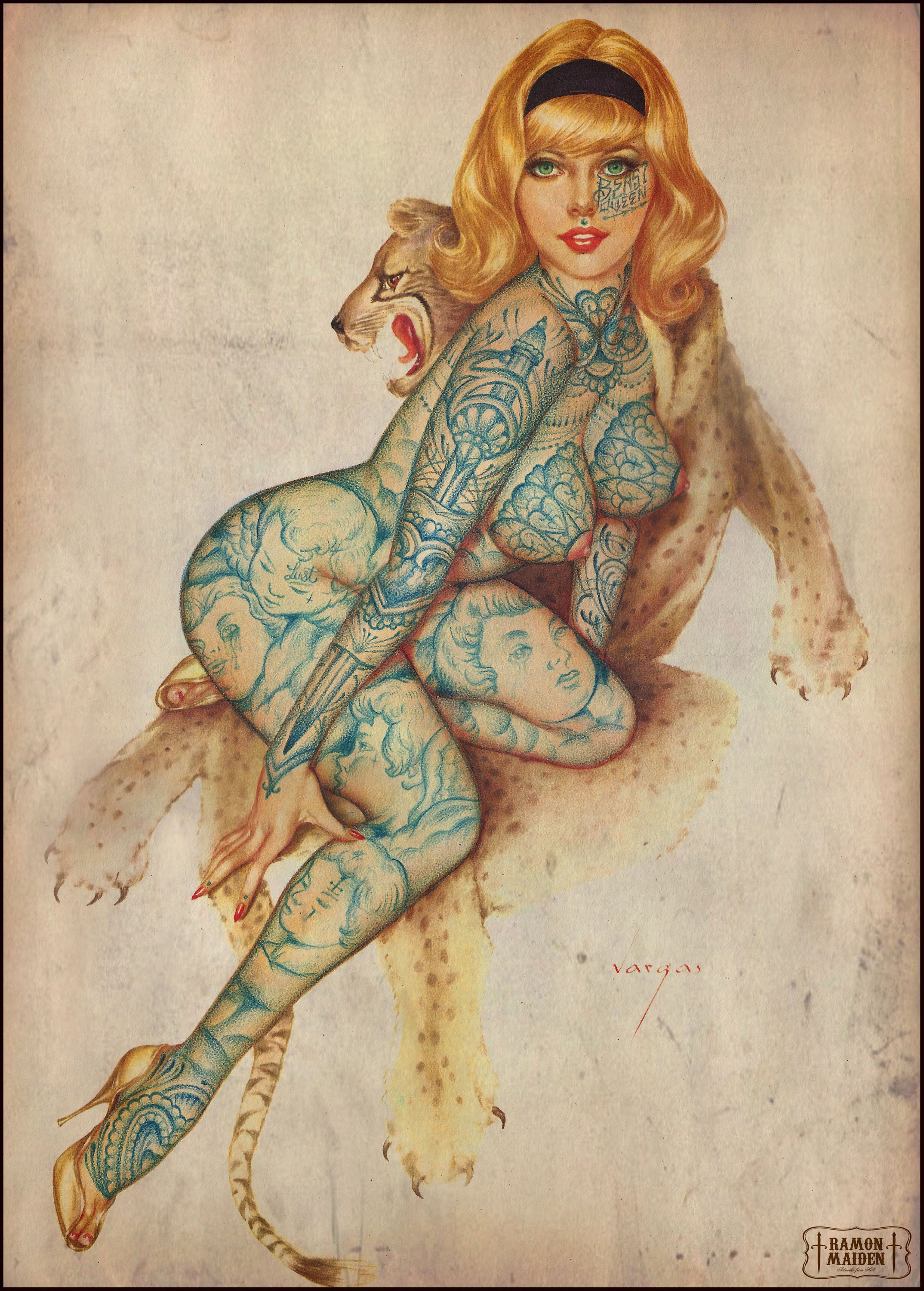 Ramon Maiden Limited Edition Print