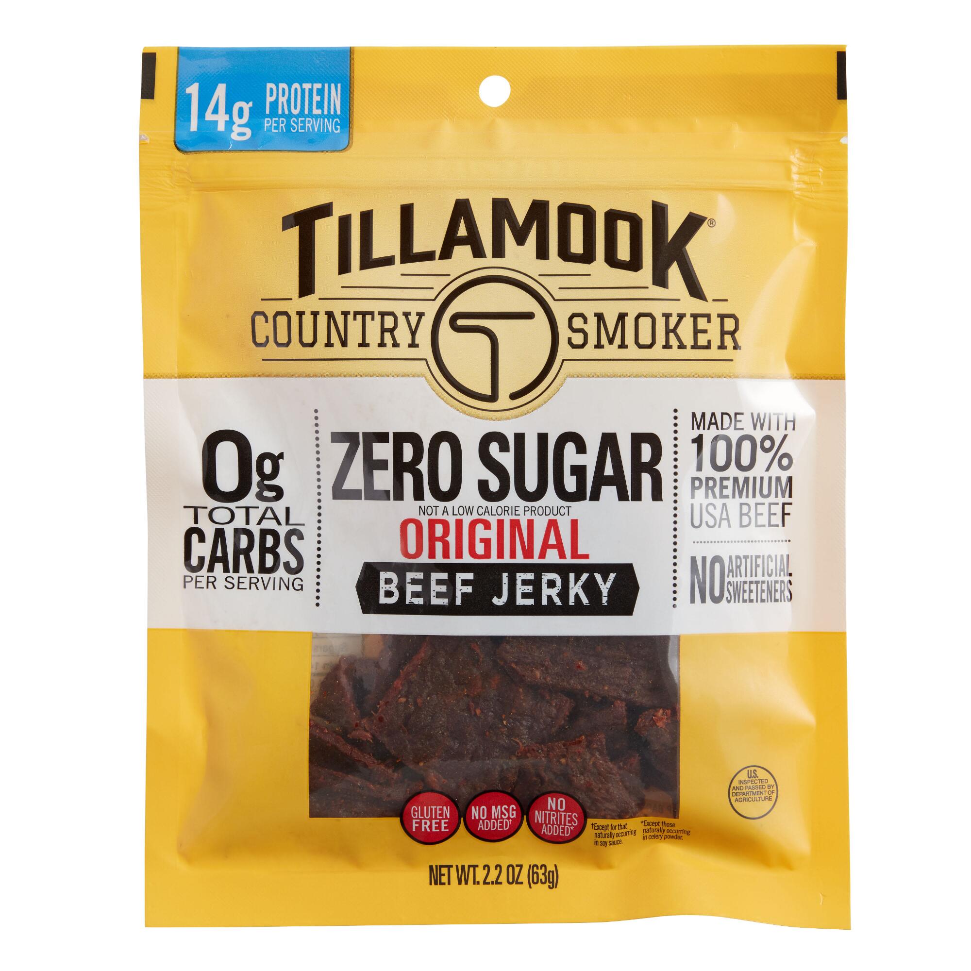 Tillamook Country Smoker Zero Sugar Original Beef Jerky by World Market