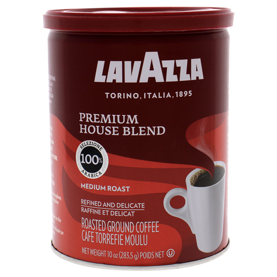 Lavazza Premium House Blend Medium Roast Ground Coffee 10 oz
