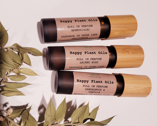 Vegan Essential Oil Roll On Blends | Natural Perfume Eco Friendly
