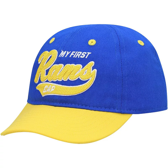 Infant Royal/Gold Los Angeles Rams My First Tail Sweep Slouch Flex Hat, LAR Blue