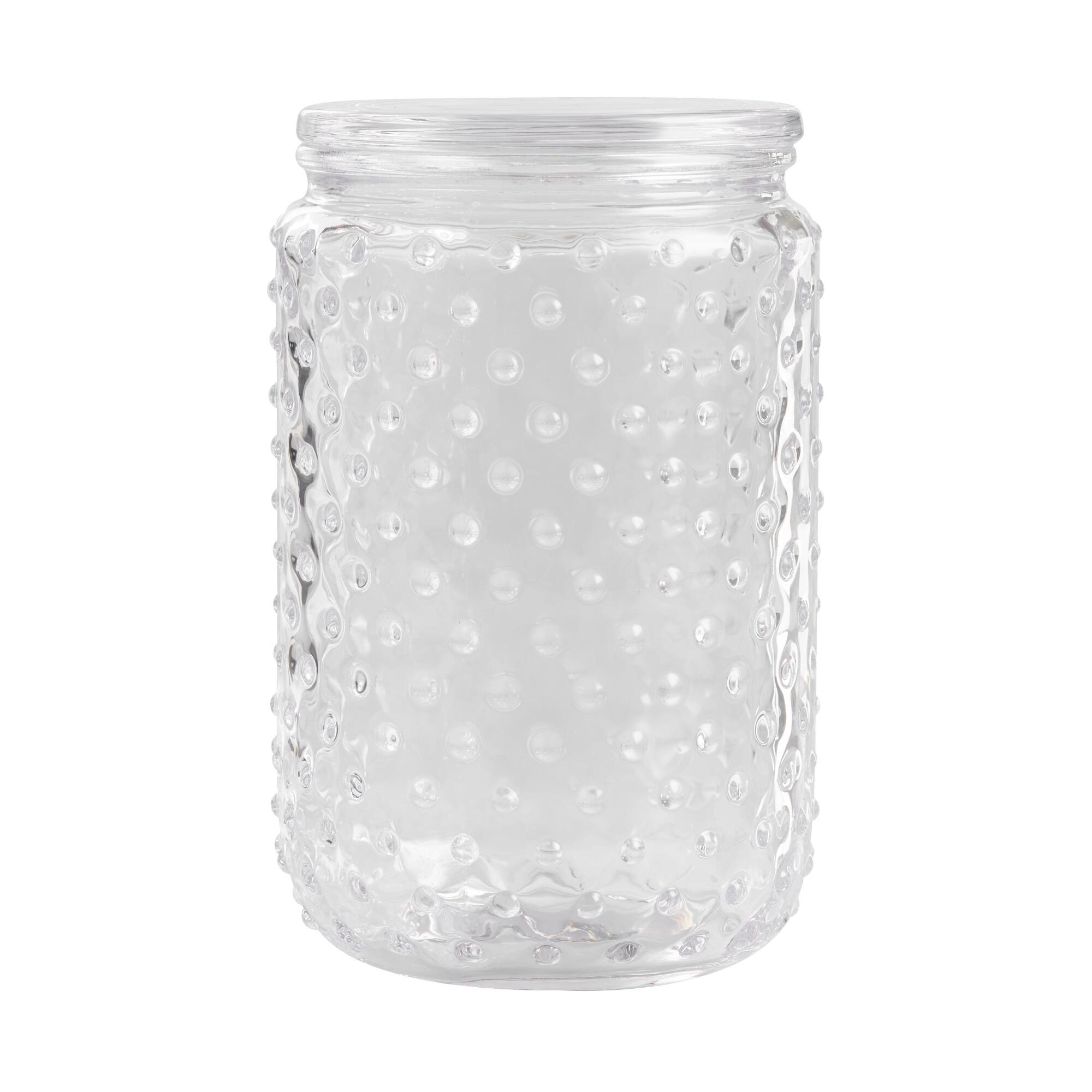 Large Hobnail Glass Canister by World Market