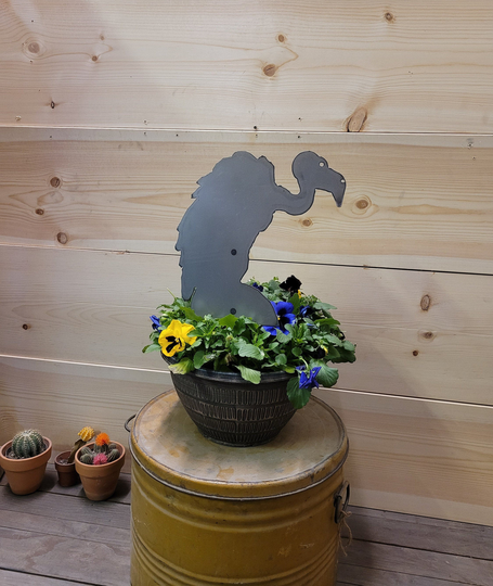 Buzzard Garden Stake/Metal/Flower Garden/Vegetable/Yard Décor