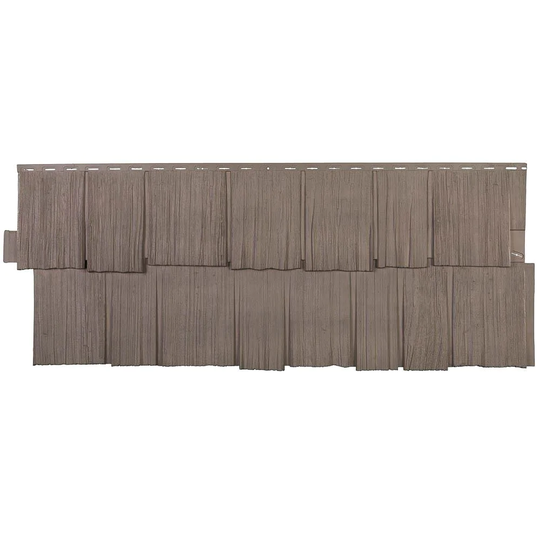 Novik Hand Split Shake 49.36-sq ft Weathered Blend Faux Stone Veneer in Brown | 100070009