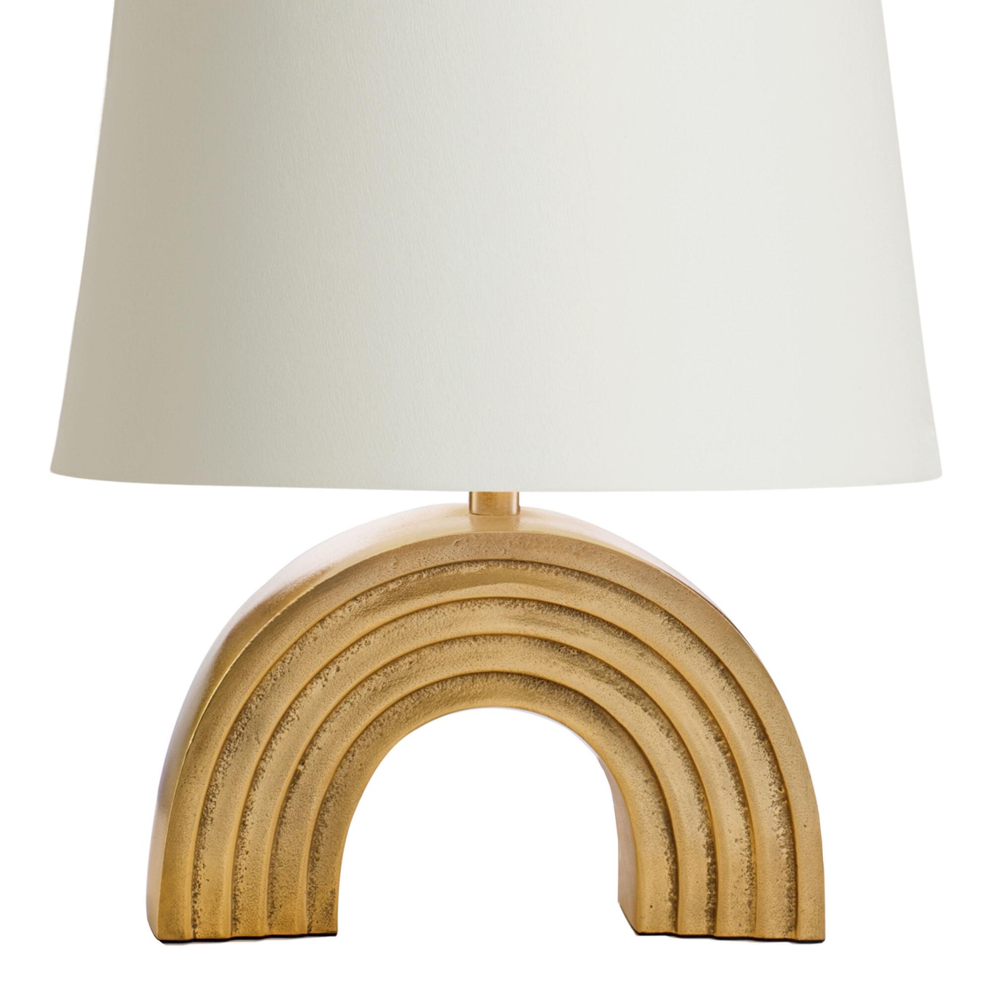 Gold Rainbow Accent Lamp Base - Metal by World Market