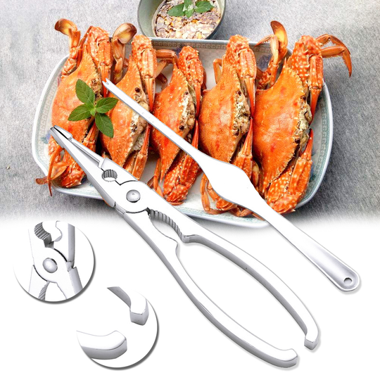 Zinc Alloy Lobster Crab Cracker Claw Seafood Nut Shell Opener Kitchen Gadgets
