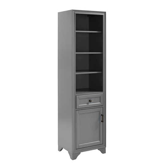 Tall Wood Harper Linen Cabinet: White by World Market