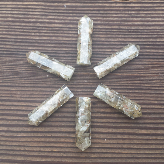 Labradorite Orgone Single Terminated Gemstone Crystal Pencil Point | One