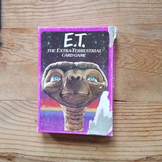 Vintage Et The Extra-Terrestrial Card Game Parker Brothers 1982 Universal Studios E.t