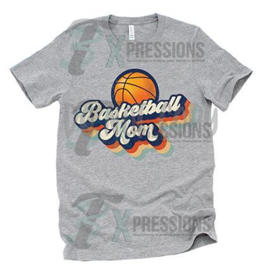 Retro Basketball Mom Graphic Tee
