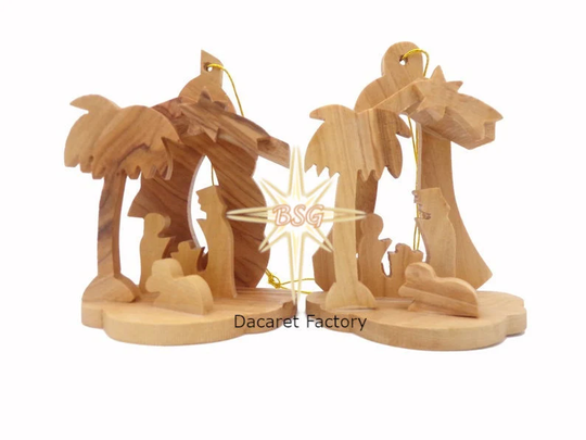 Nativity Set, Christmas Ornaments Scene, Holy Family Figurine, Decoration, Tree Decor For Kids Room, Holiday Gifts