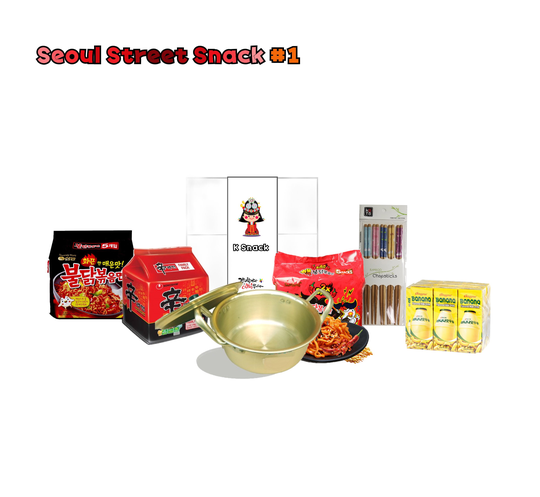 Free Shipping - Korean Street Snack Ramen Combo Gift Box