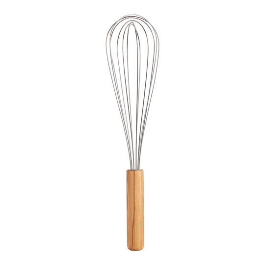 Olive Wood and Stainless Steel Whisk by World Market